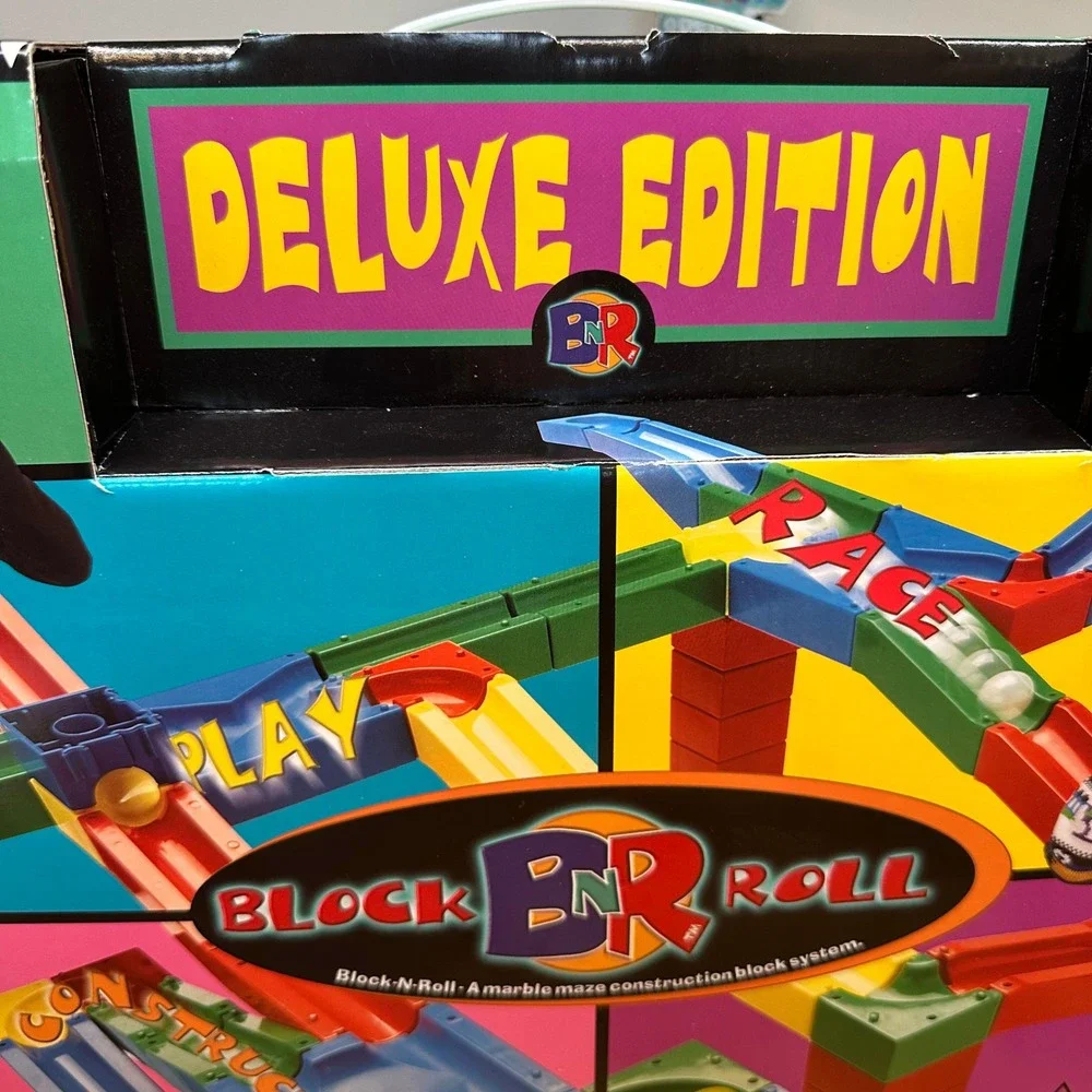 Block-N-Roll Deluxe Edition 200 Piece Marble Maze Construction Set Taurus Toy Co